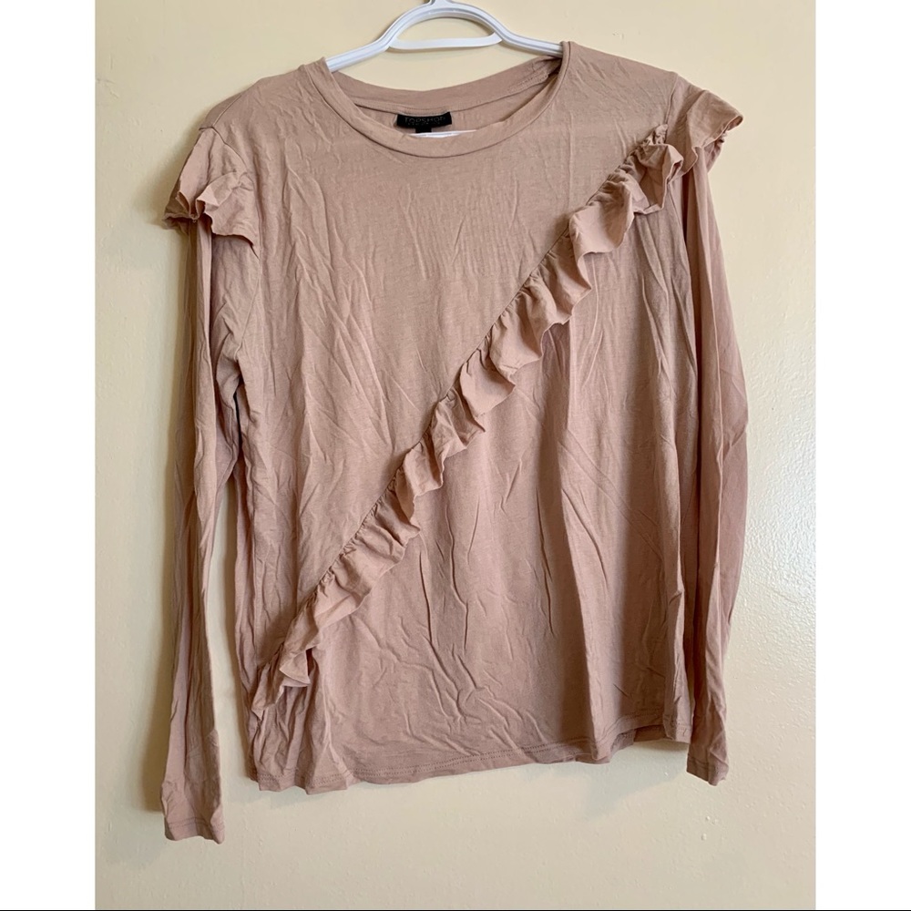 Frilled Pink Top